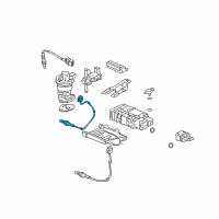 OEM 2003 Honda Accord Sensor, Front Oxygen Secondary Diagram - 36532-RCA-A51