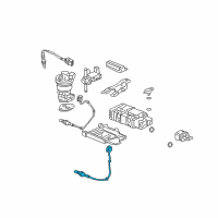 OEM 2003 Honda Accord Sensor, Rear Oxygen Secondary Diagram - 36542-RCA-A01