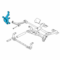 OEM Infiniti Spindle - KNUCKLE, RH Diagram - 40014-HG00A