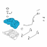 OEM 2015 Lincoln MKZ Fuel Tank Diagram - HG9Z-9002-S