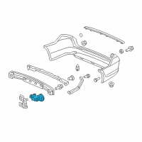 OEM Honda Odyssey Sensor Assembly, Back (Nimbus Gray Metallic) Diagram - 39690-SHJ-A61ZK