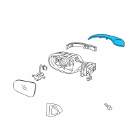 OEM Kia Sorento Scalp-Outside Rear View Mirror,LH (Paint To Match) Diagram - 87616C6000