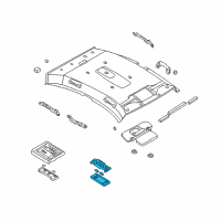 OEM 2005 Infiniti Q45 Lamp Assy-Personal Diagram - 26460-AR000