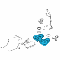 OEM 2009 Ford Flex Fuel Tank Diagram - 8A4Z-9002-C