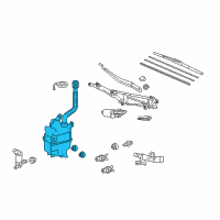 OEM 2014 Lexus RX450h Inlet, Washer W/LABE Diagram - 85359-48062