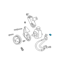 OEM 2001 Jeep Wrangler Clamp-Hose Diagram - 33000784