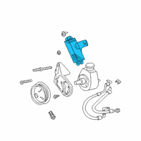 OEM Dodge Dakota Cooler-Power Steering Diagram - 52106102AE