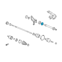 OEM 2010 Honda Accord Circlip, Inner (58MM) Diagram - 94520-58000