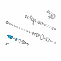 OEM 2005 Honda Accord Joint, Inboard Diagram - 44310-SDB-A00