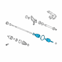 OEM Honda Joint Set, Outboard Diagram - 44014-SDA-A51