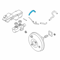 OEM 2019 Infiniti QX50 Hose-Brake Booster Diagram - 47474-5NA0A