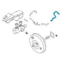 OEM 2020 Infiniti QX50 Hose-Brake Booster Diagram - 47471-5NA0A