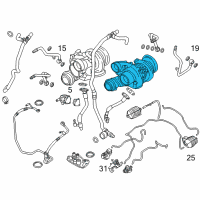 OEM 2011 BMW X5 Exchange-Turbo Charger Diagram - 11-65-7-848-116