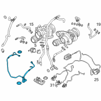 OEM 2013 BMW X6 Oil Pipe Diagram - 11-42-7-847-202
