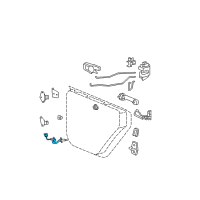 OEM 2010 Jeep Wrangler Loop-Door Check Strap Body Half Diagram - 55397097AA