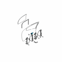 OEM 2001 Ford Focus Window Motor Diagram - YS4Z-6123395-CB