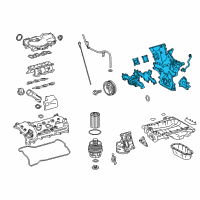 OEM Toyota Front Cover Diagram - 11310-0P061