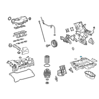 OEM 2017 Toyota Tacoma Upper Oil Pan Gasket Diagram - 12151-0P010