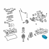 OEM 2022 Toyota Tacoma Lower Oil Pan Diagram - 12102-0P030