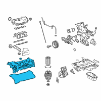 OEM 2018 Toyota Tacoma Valve Cover Diagram - 11202-0P032