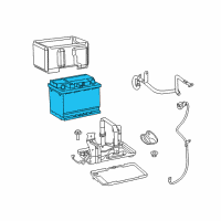 OEM 2021 Jeep Compass Batteries Diagram - 56026720AA