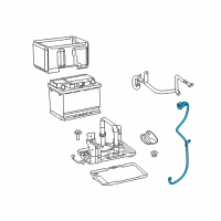OEM Jeep Compass BATTERY POSITIVE Diagram - 68492345AC