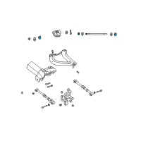 OEM 1996 Dodge Stratus BUSHING-Trailing Link Diagram - 4616076