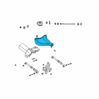 OEM 2006 Chrysler Sebring Suspension Control Arm Diagram - 4895277AC