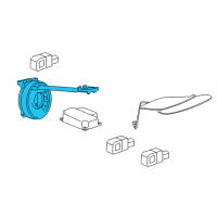 OEM 2019 Chevrolet Spark Clock Spring Diagram - 42349073