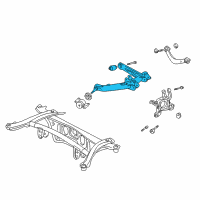 OEM 2004 Toyota Matrix Lower Control Arm Diagram - 48710-32093