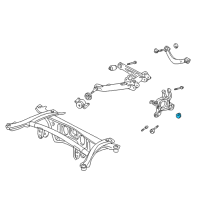 OEM Toyota Matrix Track Bar Adjust Cam Diagram - 48452-32040