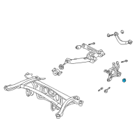 OEM 2001 Toyota Celica Track Bar Adjust Cam Diagram - 48452-32040