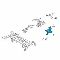 OEM 2005 Toyota Matrix Knuckle Diagram - 42304-63010