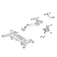 OEM Toyota Lower Control Arm Front Bolt Diagram - 90080-10275