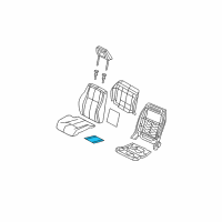 OEM 2008 Jeep Patriot Pad-Seat Cushion Diagram - 5183318AA