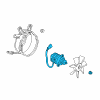 OEM Acura Motor, Cooling Fan Diagram - 19812-PR7-A02