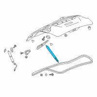 OEM 2018 Buick Envision Lift Cylinder Diagram - 84390572