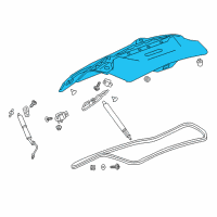 OEM 2017 Buick Envision Lift Gate Diagram - 23331292