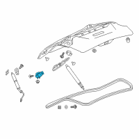 OEM 2016 Buick Envision Hinge Diagram - 84943474