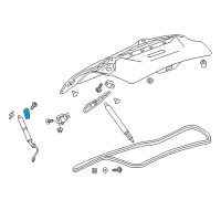 OEM 2020 Buick Envision Lift Cylinder Bracket Diagram - 23240219