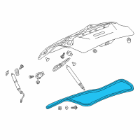 OEM 2019 Buick Envision Body Weatherstrip Diagram - 23386104