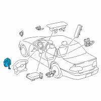 OEM 1998 Toyota Tacoma Clock Spring Diagram - 84306-06010