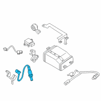 OEM 2009 Nissan Maxima Heated Oxygen Sensor, Rear Diagram - 226A0-EN21A