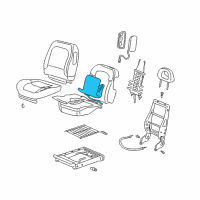 OEM 2006 Buick Rendezvous Seat Heater Diagram - 89044323