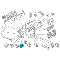 OEM 2010 Infiniti FX50 Switch Mirror CONTL Diagram - 25570-1CA1A