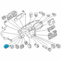 OEM Infiniti Switch Assembly - 3 Functions Diagram - 251B3-1LA2A