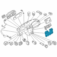 OEM 2014 Infiniti QX80 Switch Assembly-ACCEL Pedal Diagram - 25391-1LA9B