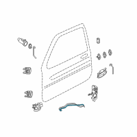 OEM 2003 Buick Regal ROD, Door Locking Diagram - 10439201