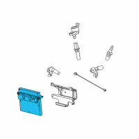 OEM 2007 Lincoln Navigator ECM Diagram - 7L7Z-12A650-CE