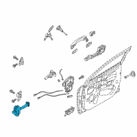 OEM 2020 Kia Rio Checker Assembly-Front Door Diagram - 79380H8000